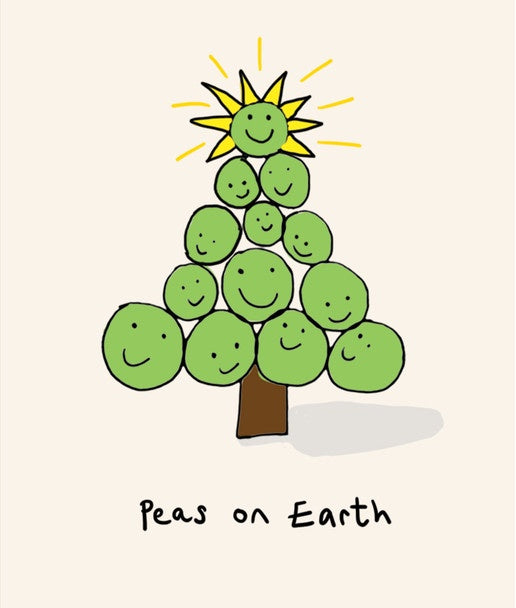 Peas On Earth Card