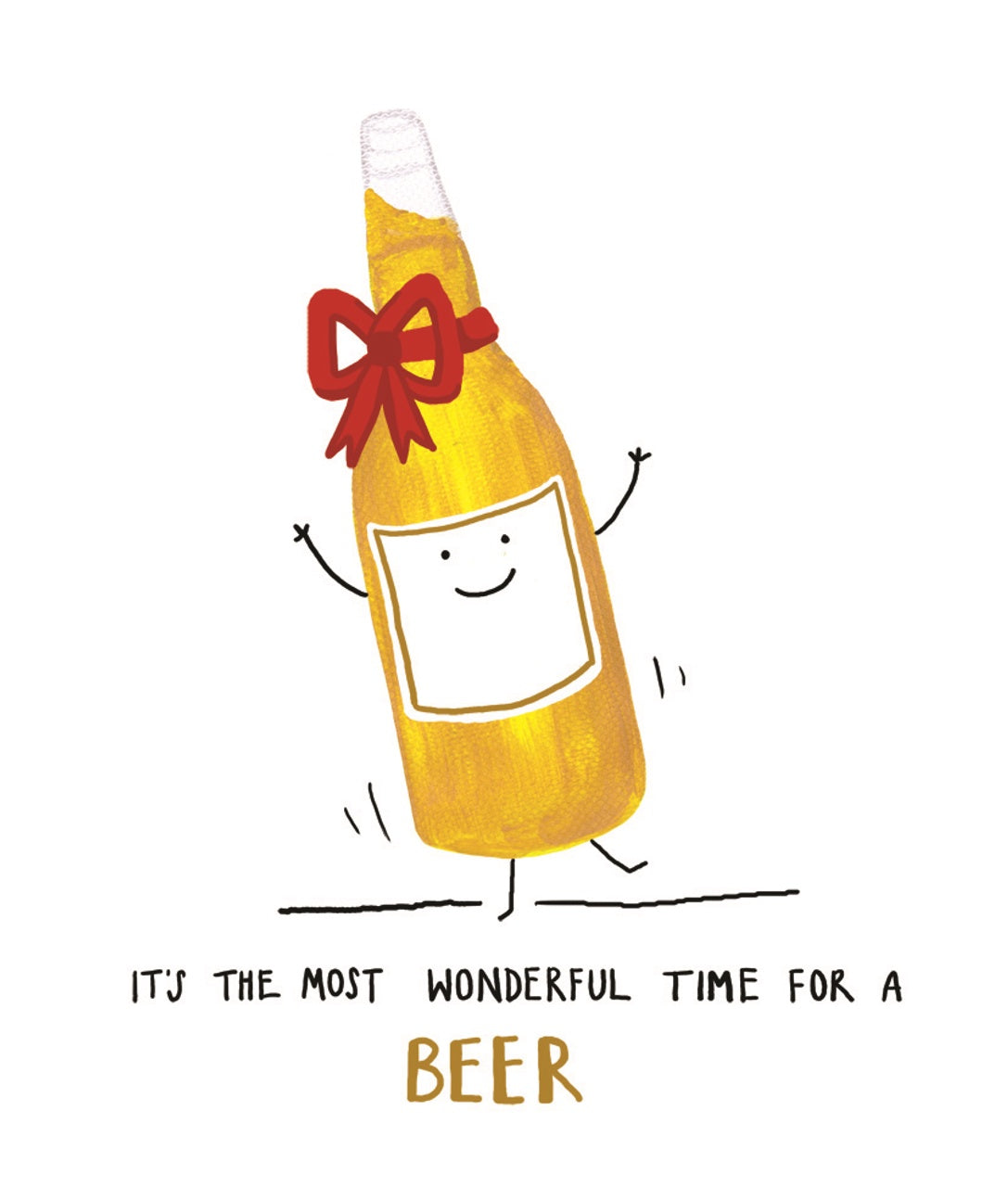 Most Wonderful Time For Beer Card