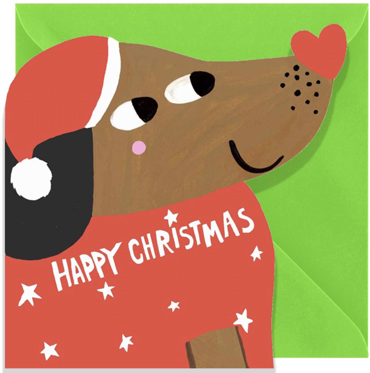 Happy Christmas Dog Card