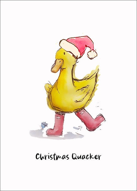 Christmas Quacker Card