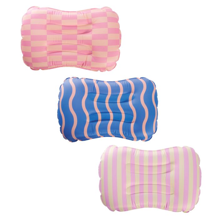 Eclectic Summer Inflatable Beach Pillow