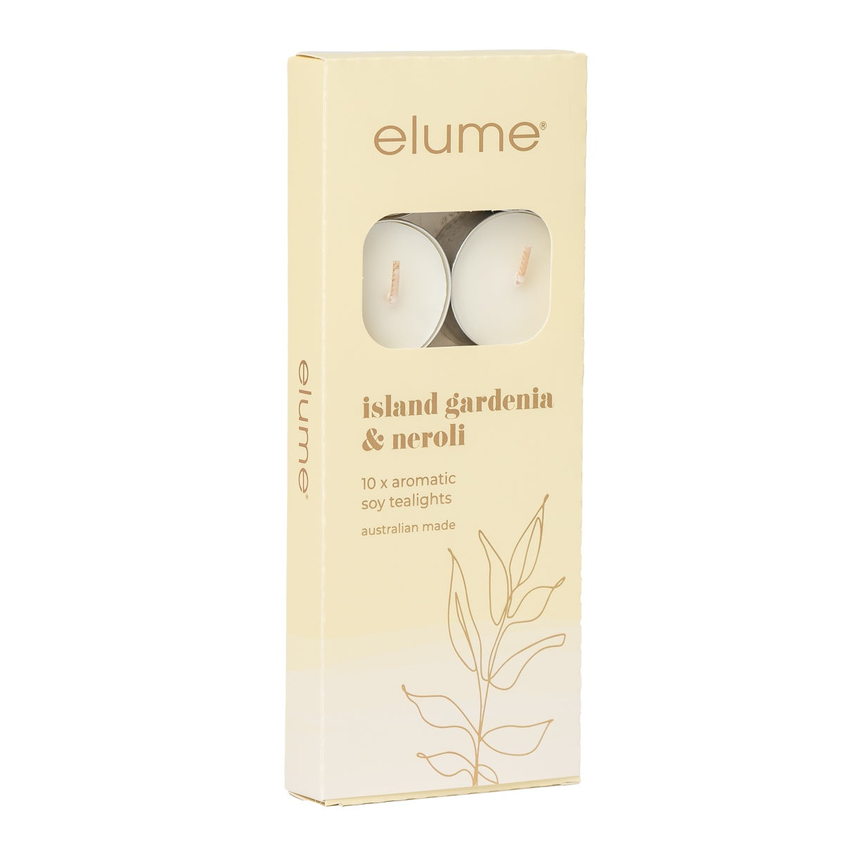 Soy Tealights Set of 10 - Island Gardenia & Neroli