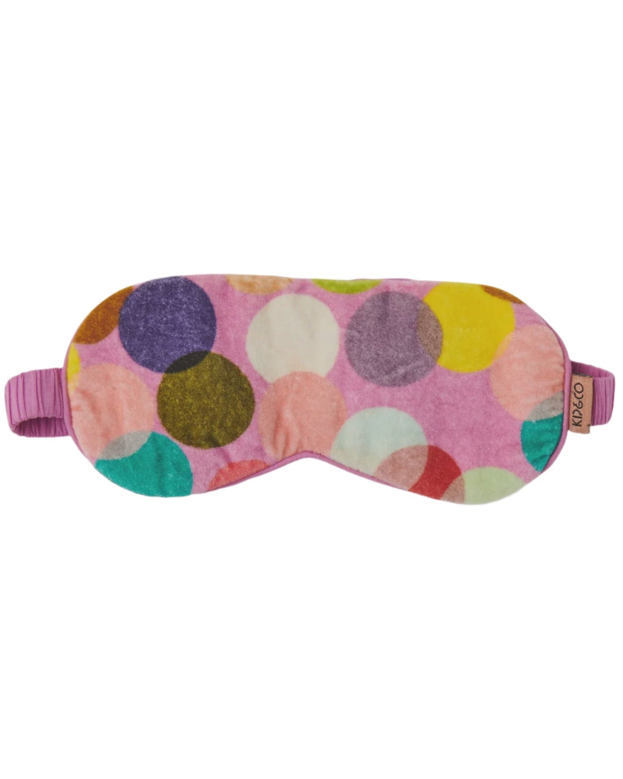 Velvet Eye Mask - Confetti Pink