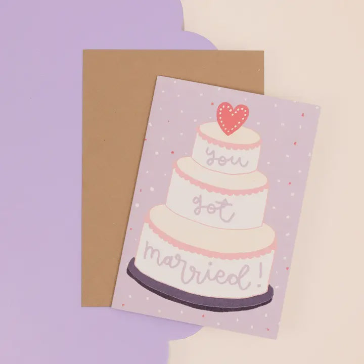 You Got Married Card