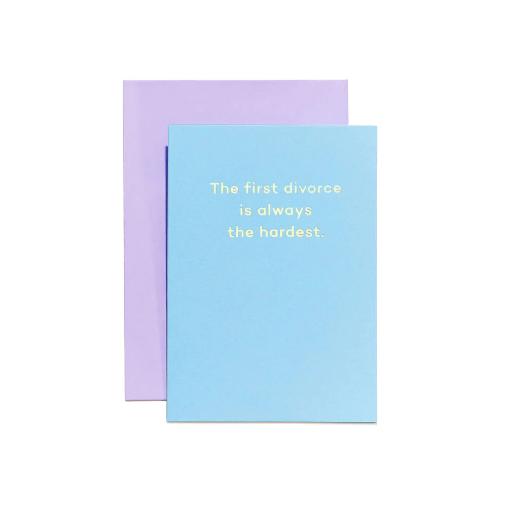 The First Divorce Card