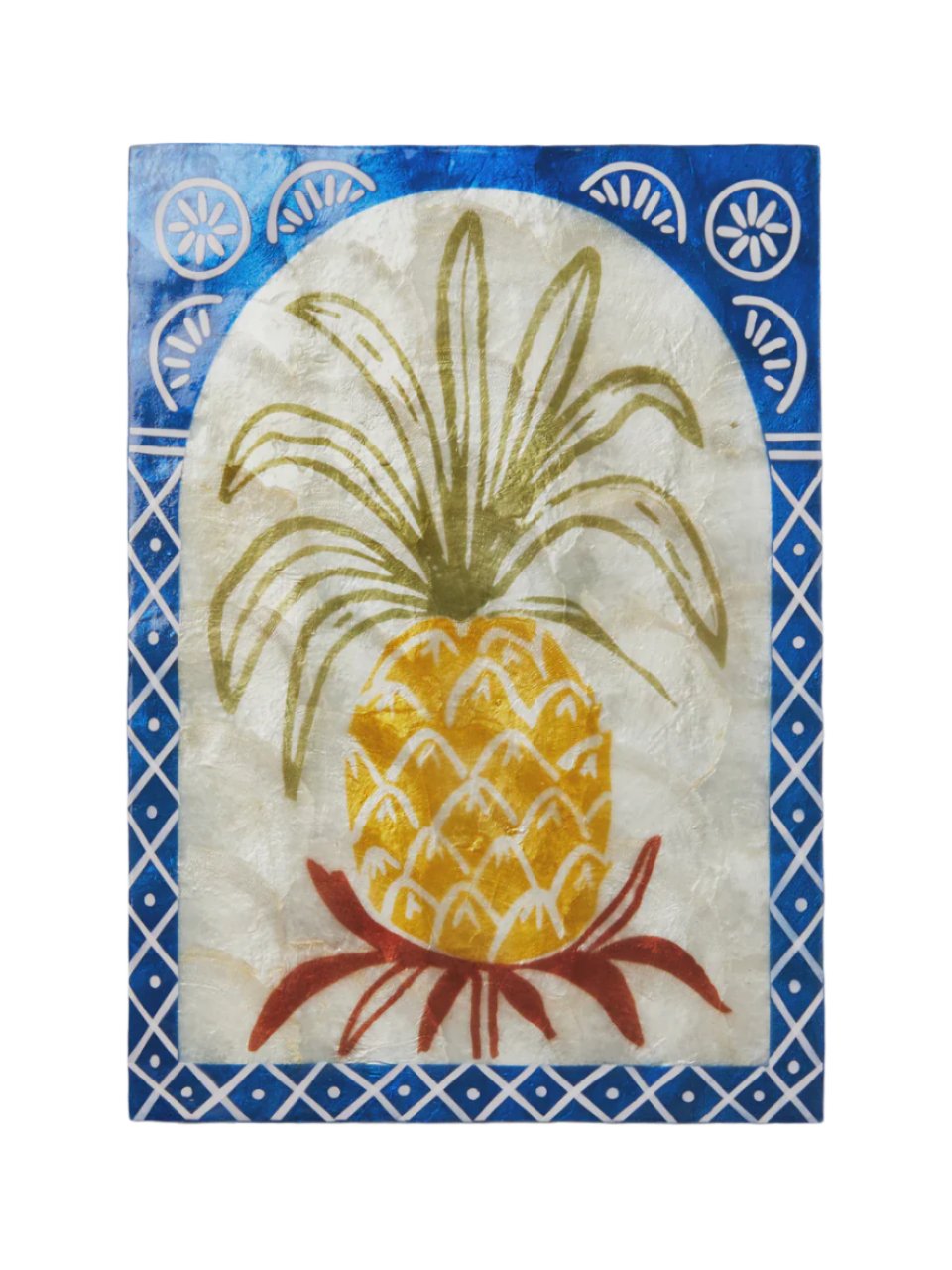 Capiz Shell Soleil Wall Art - Pineapple Tile