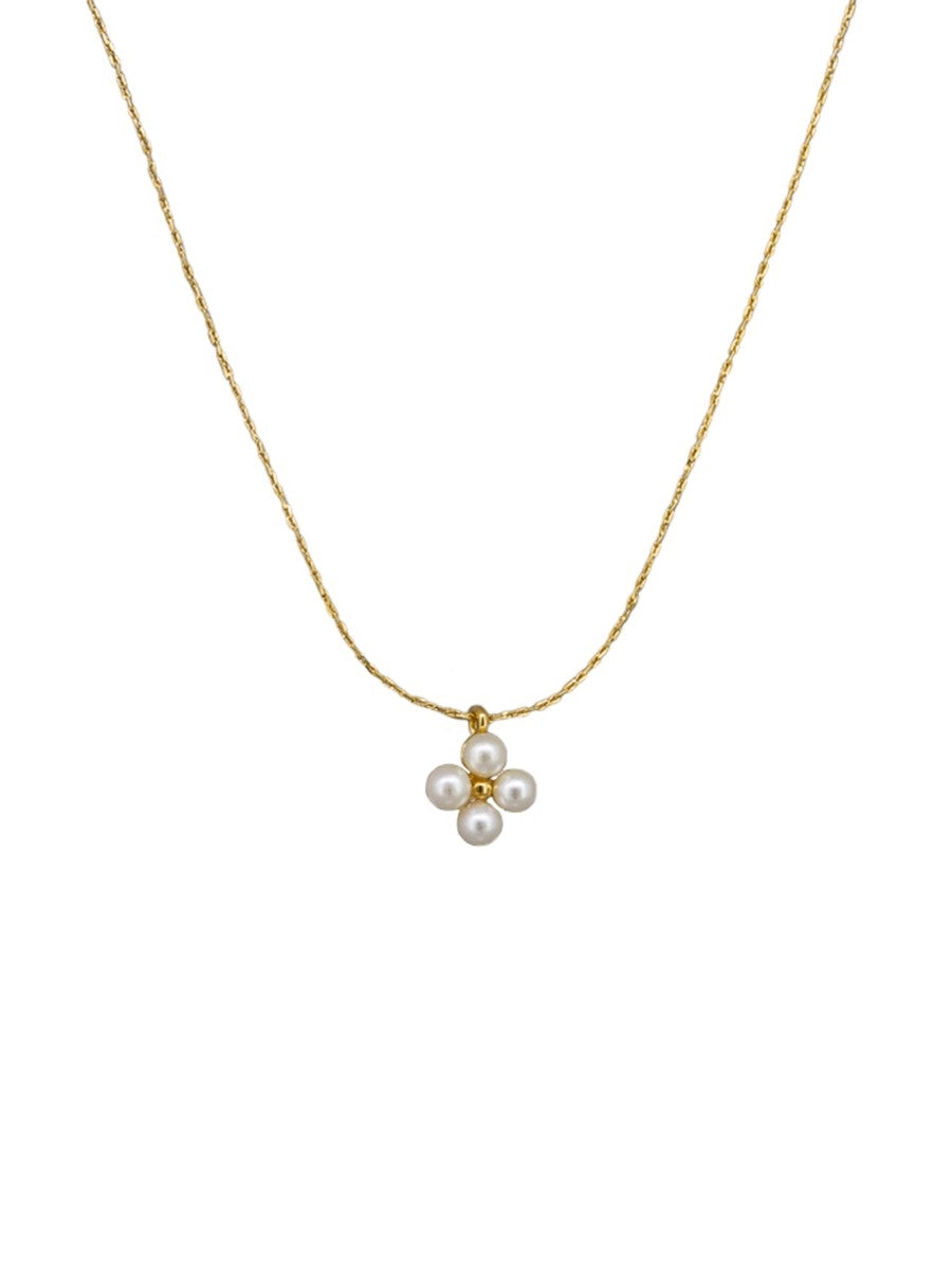 Gold Pearl Evie Necklace