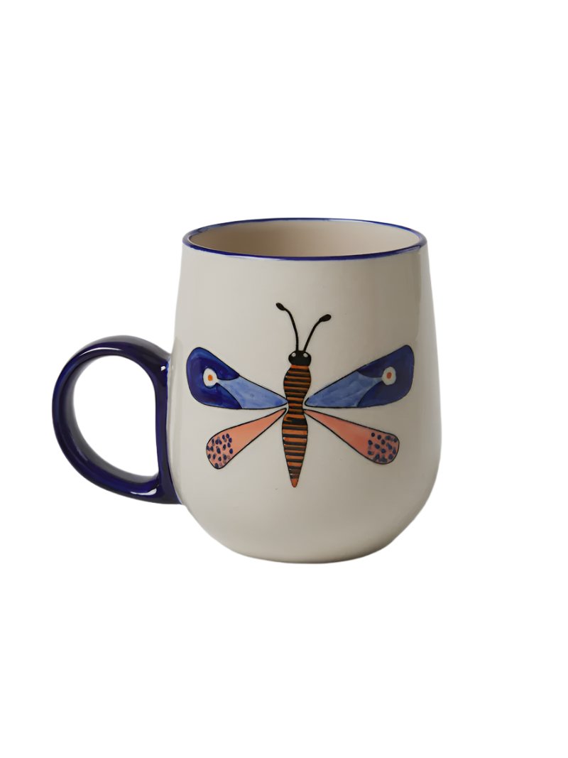 Moth Party Mug Blue