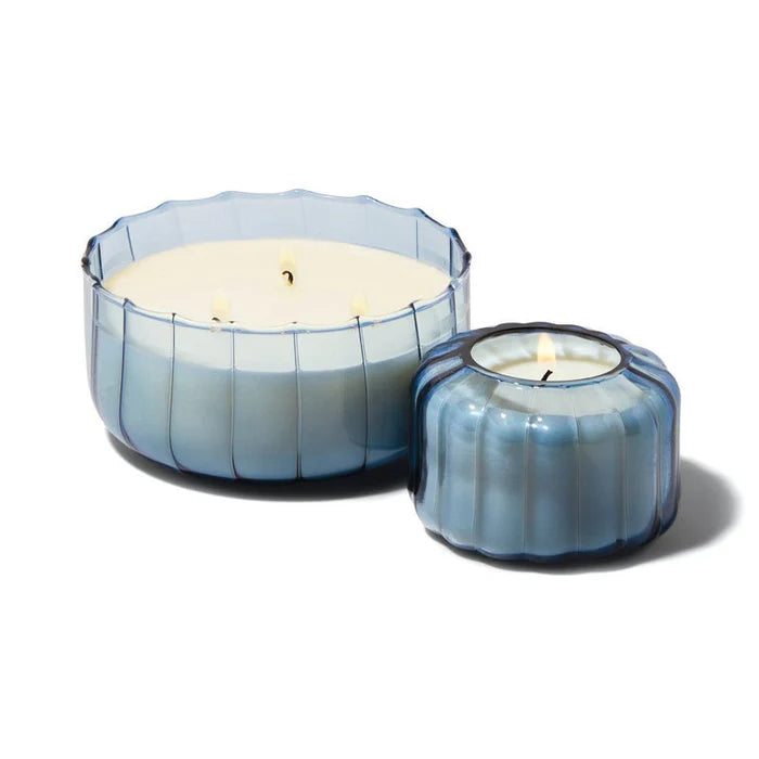 Ripple Candle 12oz - Peppered Indigo