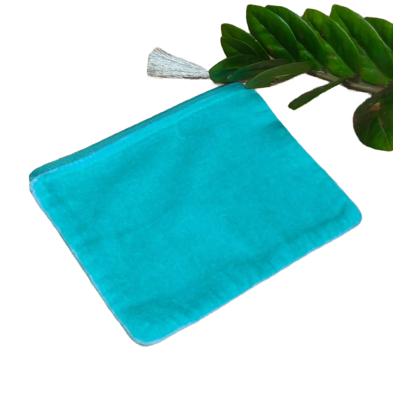 Velvet Pouch - Aqua Fabulous