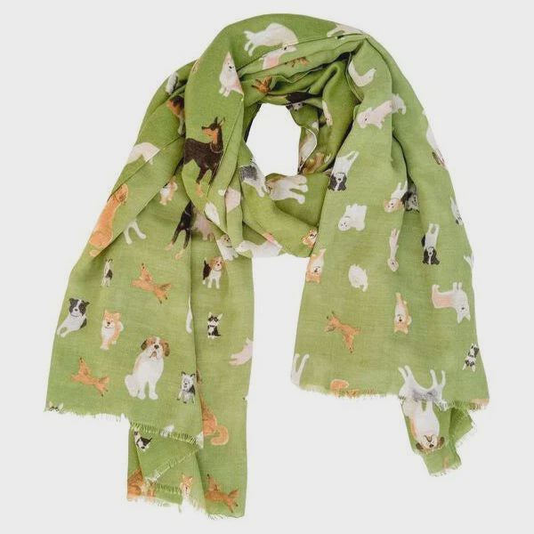 Dog Park Scarf - Green