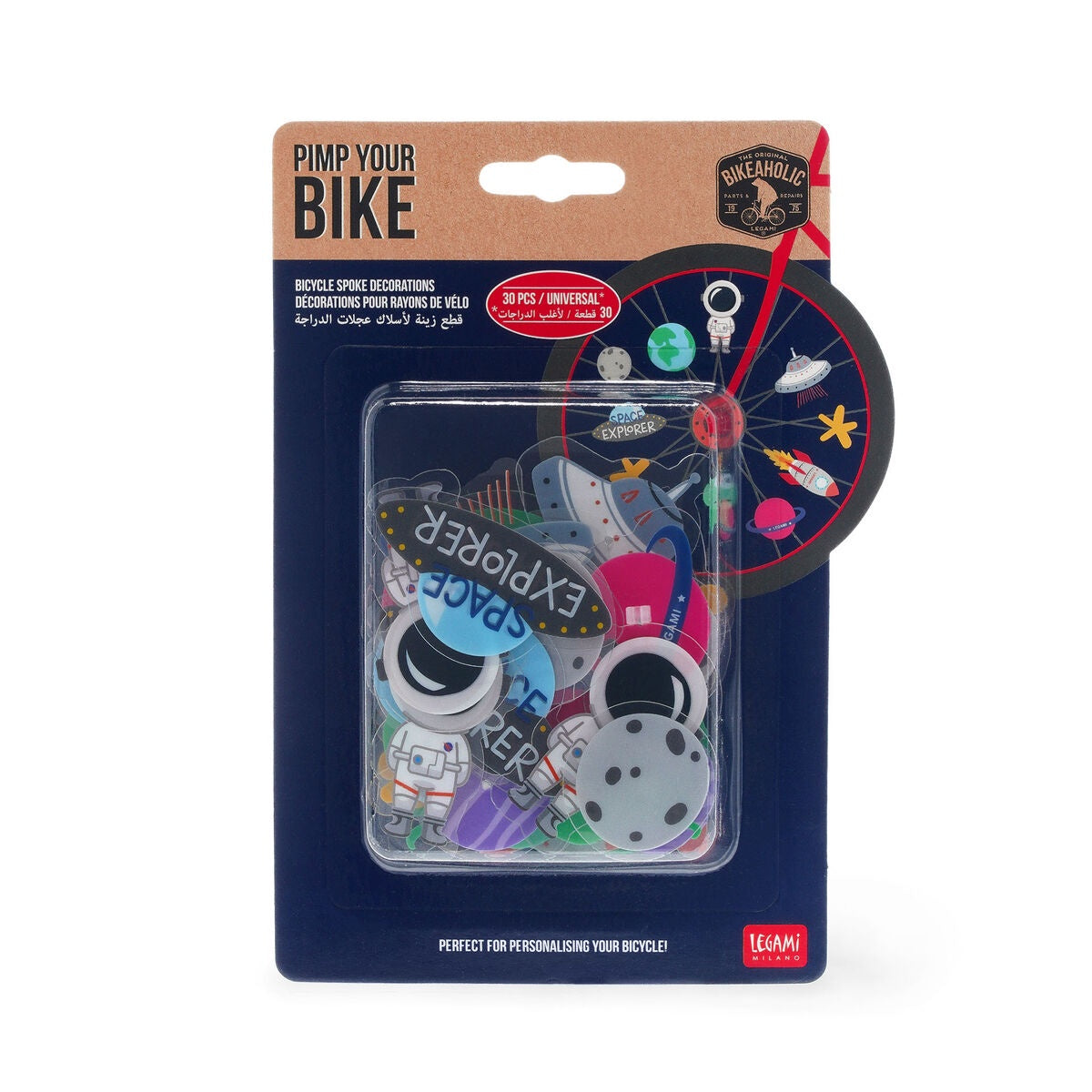 Bicycle Spoke Decorations - Space