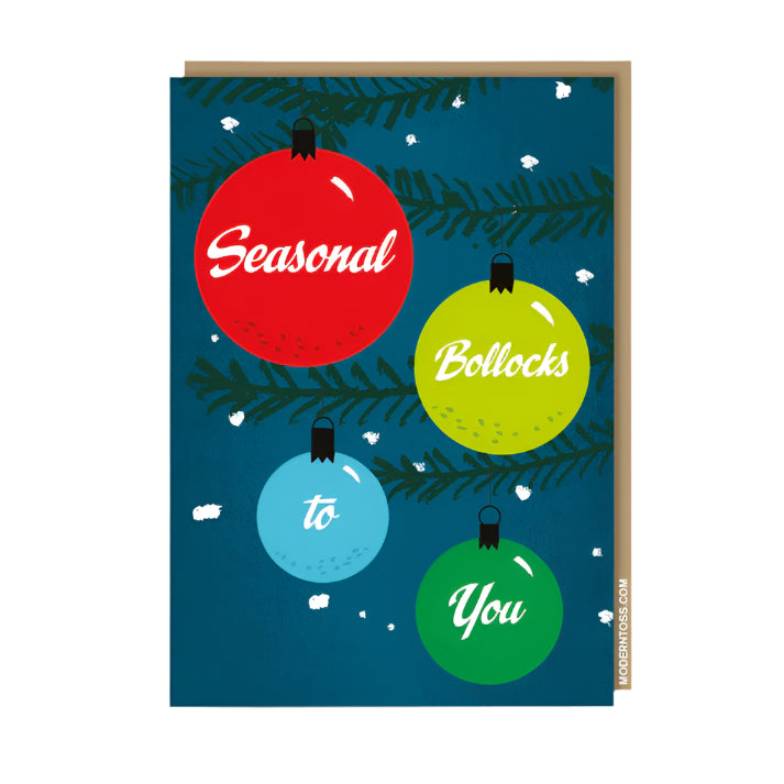 Seasonal Bollocks Card