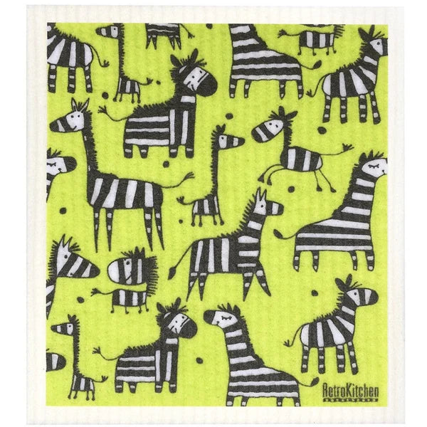 Sponge Cloth - Zebra