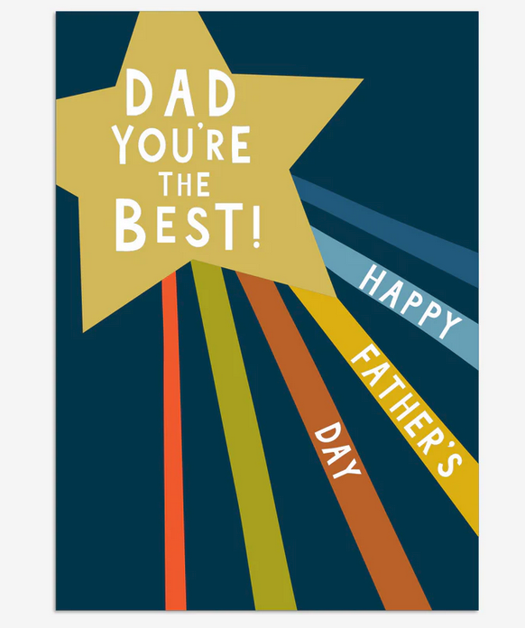 Dad You're The Best Card