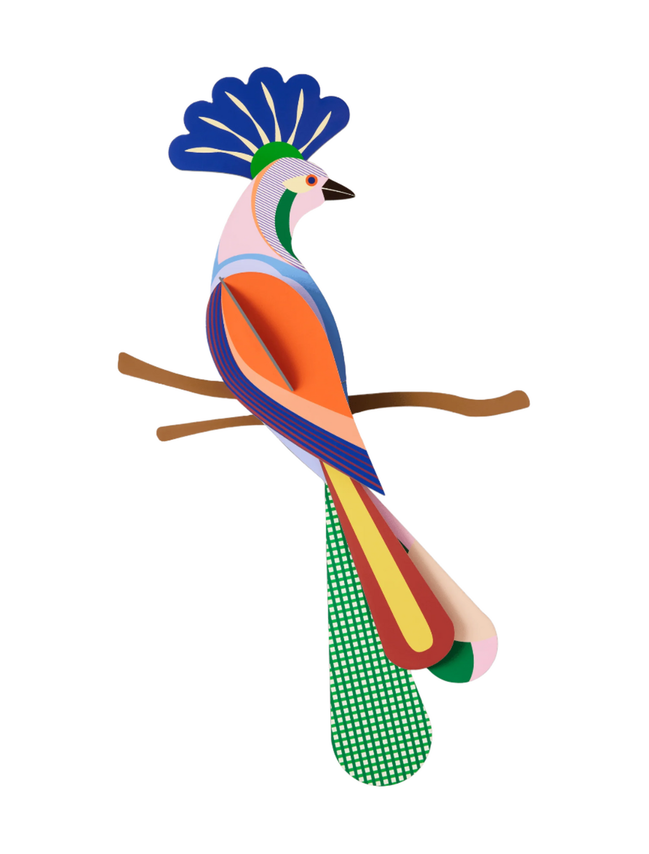 Cardboard Wall Art Large Bird - Tinjil