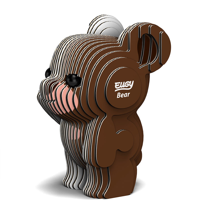 3D Cardboard Model Kit - Bear