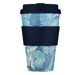 400ml Bamboo Ecoffee Cup - William Morris Acanthus