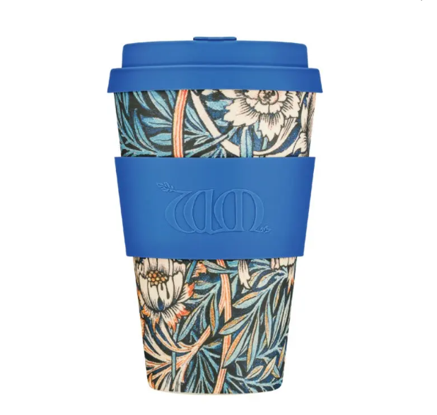 400ml Bamboo Ecoffee Cup -  William Morris  Lily