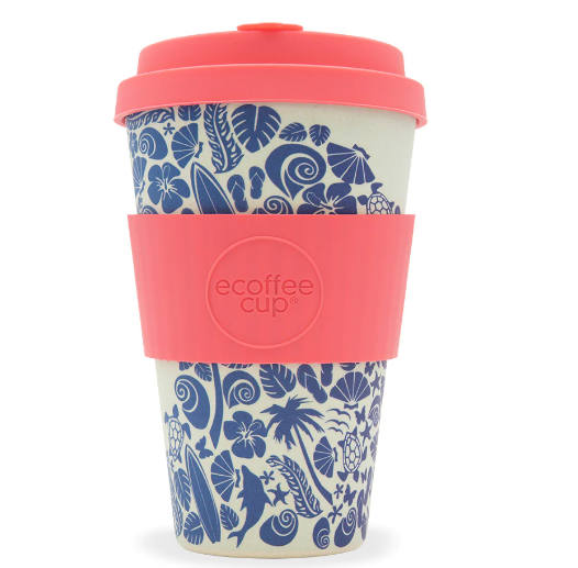 400ml Bamboo Ecoffee Cup - Waimea Bay