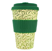 400ml Bamboo Ecoffee Cup  -  William Morris Willow