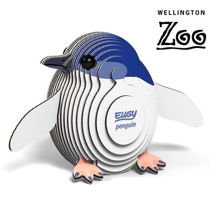 3D Cardboard Model Kit - Penguin