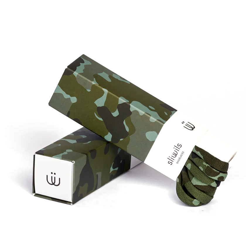 Sliwils Shoelaces - Army Green