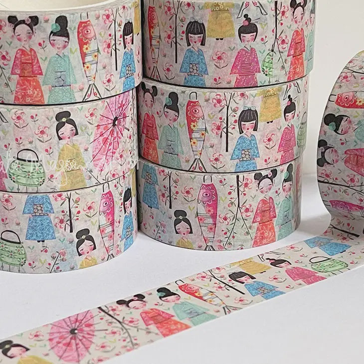 Washi Tape - Kokeshi