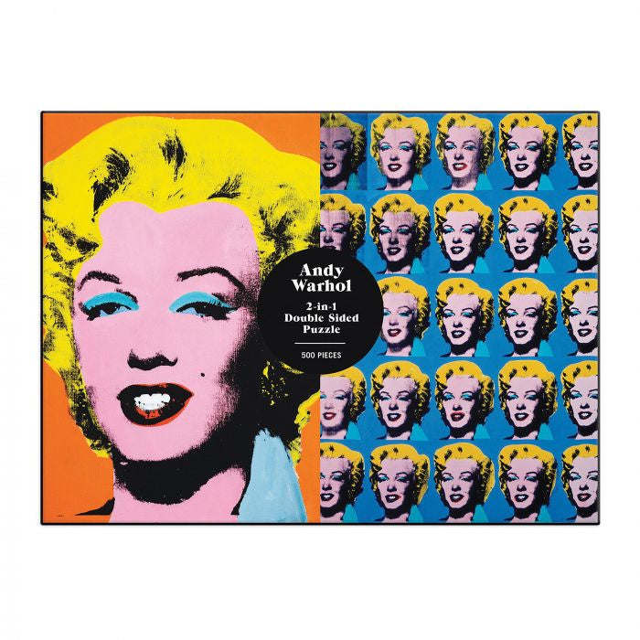 500pc Andy Warhol 'Marilyn' 2 Sided Puzzle