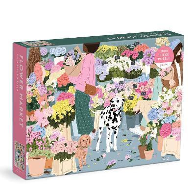 1000pc Puzzle Flower Market