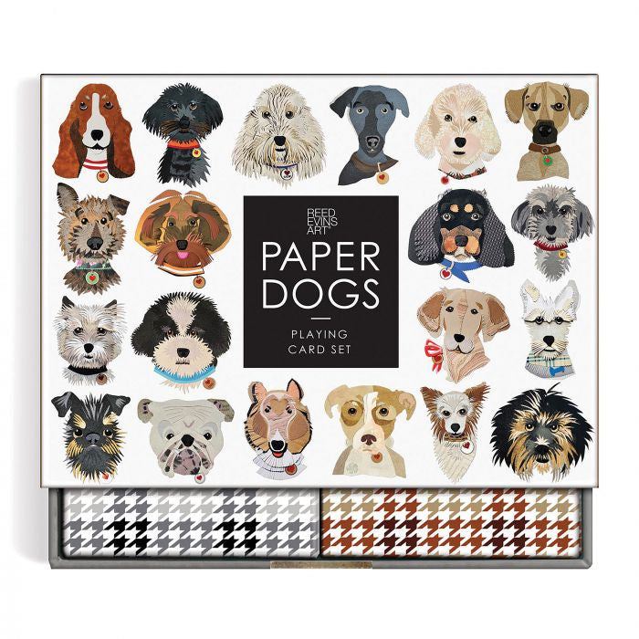 Paper Dogs Playing Cards Set (2 Decks)