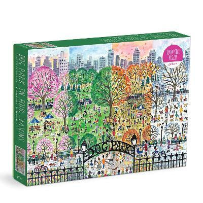 1000pc Puzzle Dog Park in Four Seasons