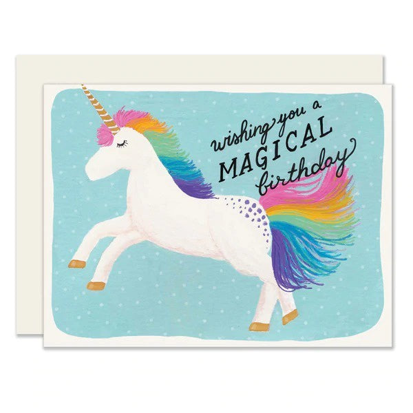 Wishing You A Magical Birthday Unicorn Card