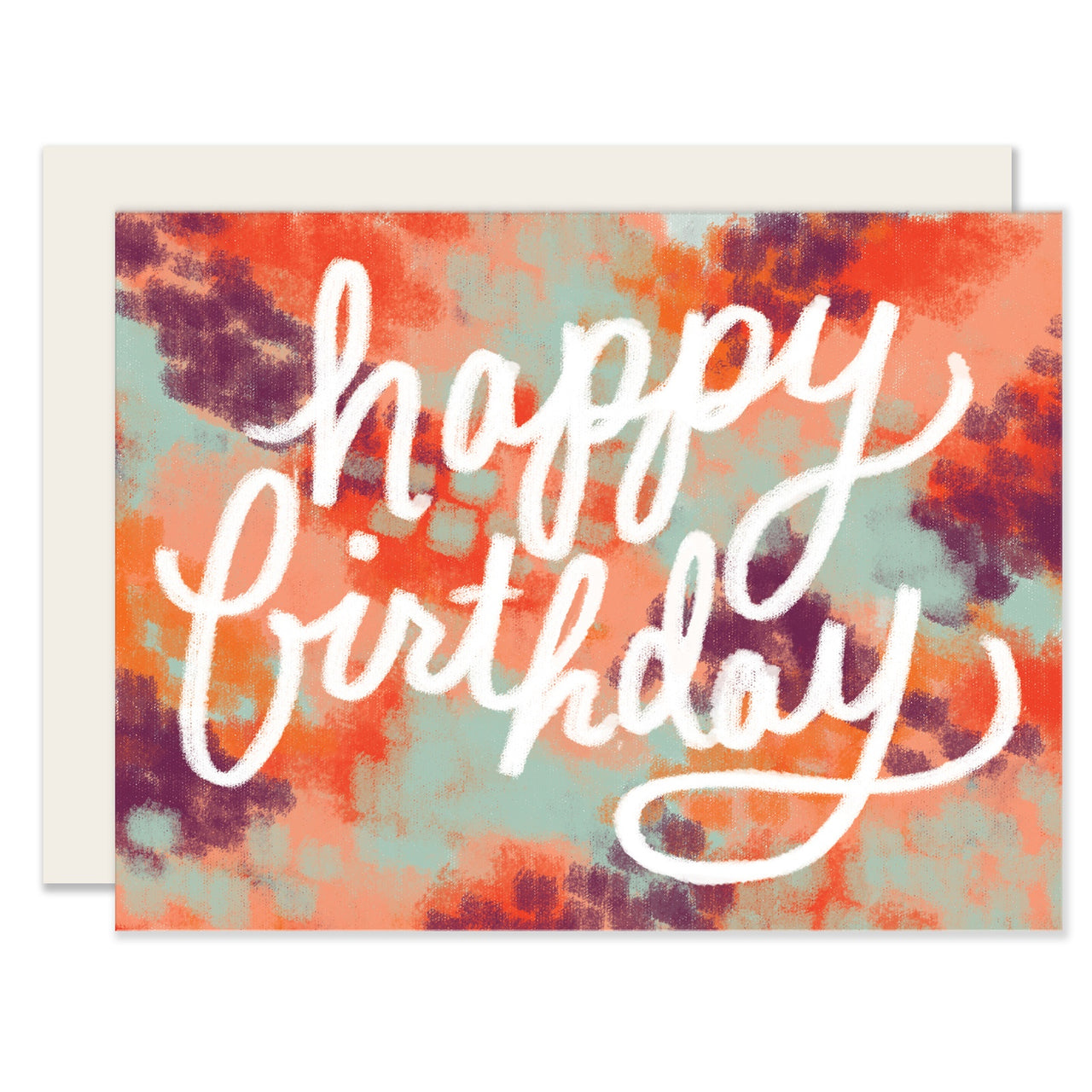 Painterly Happy Birthday Card