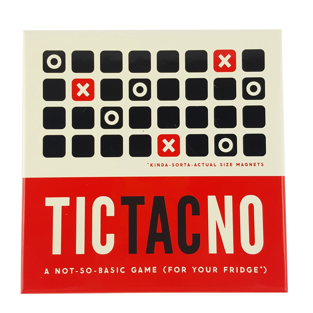 Tic Tac No Magnetic Fridge Game