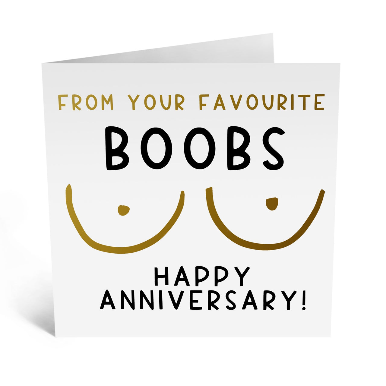 From Your Favourite Boobs Anniversary Card