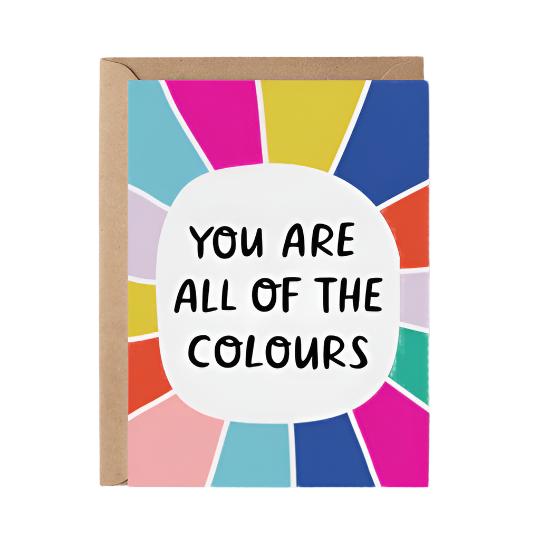 All Of The Colours Card