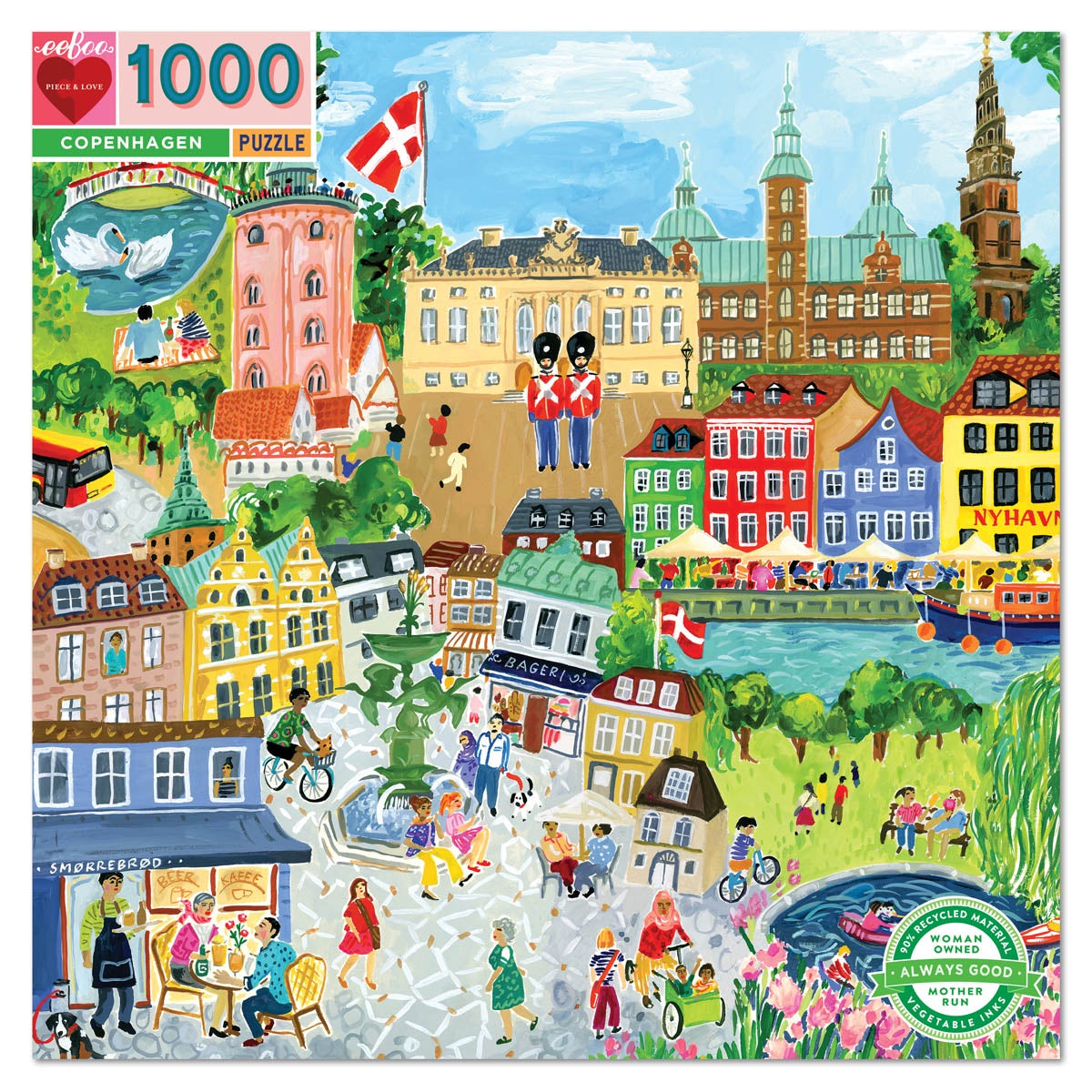 1000 pc Puzzle - Copenhagen