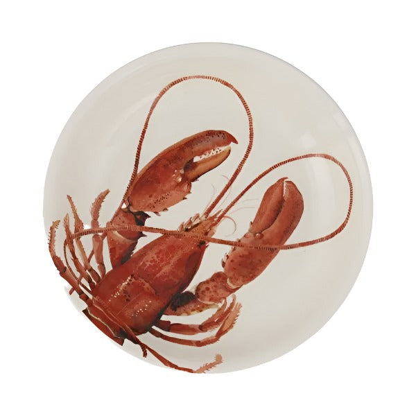 10.5 Inch Round Plate - Lobster