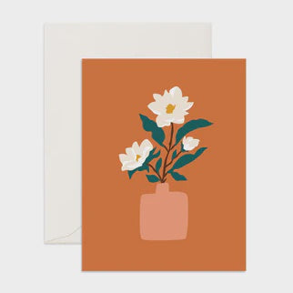 Muse Magnolias Greeting Card