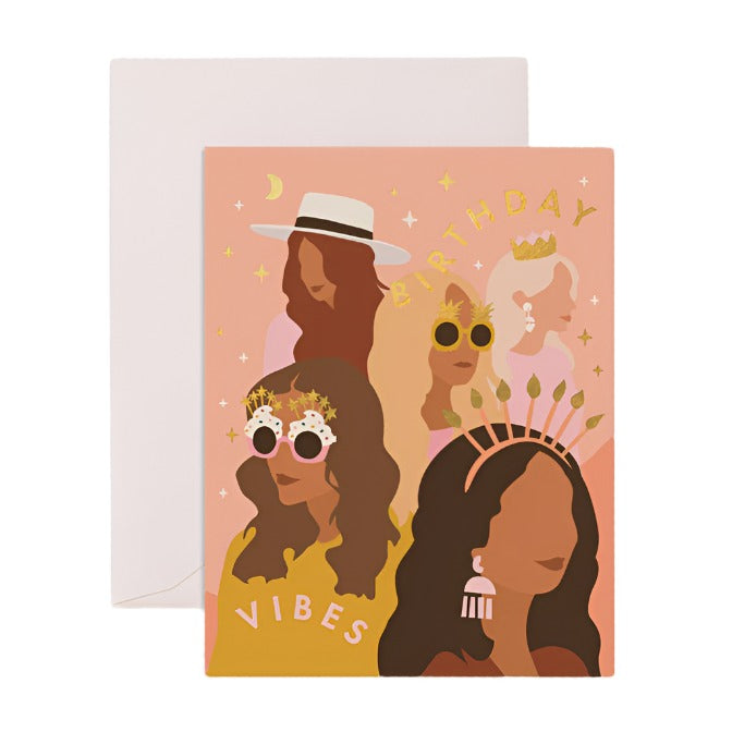 Birthday Vibes Greeting Card