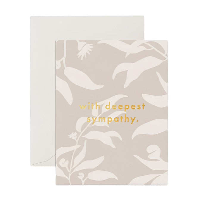 Sympathy Eucalypt Greeting Card