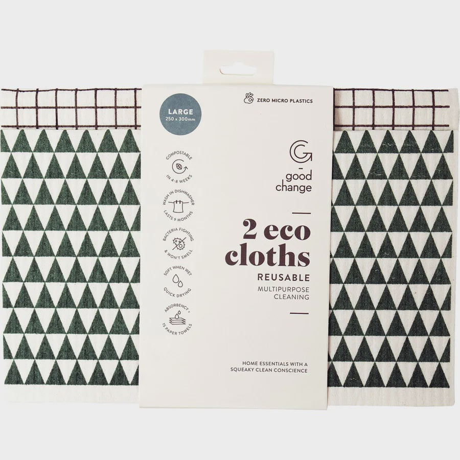 2 Large Eco Cloths