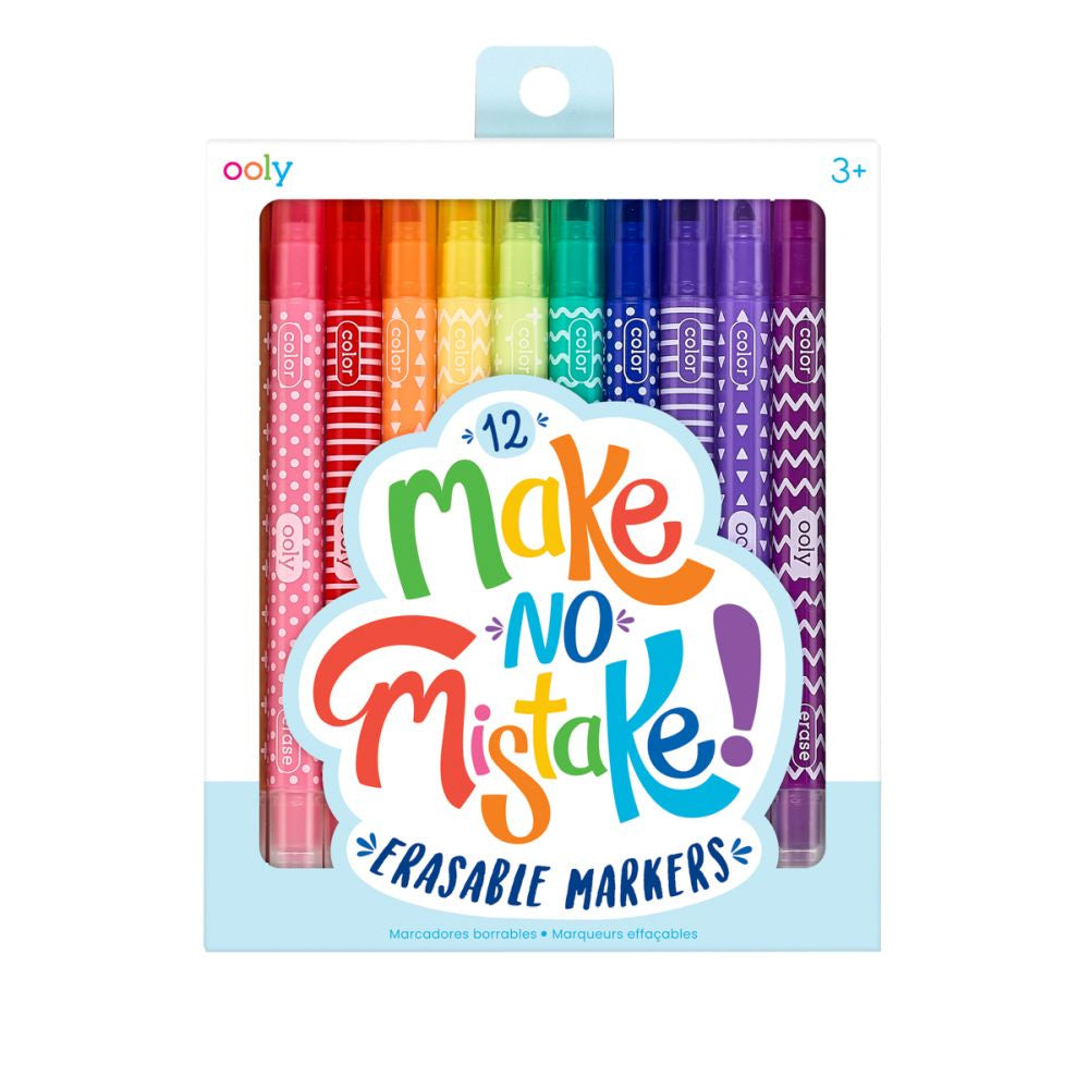 Make No Mistakes Erasable Markers - Set of 12