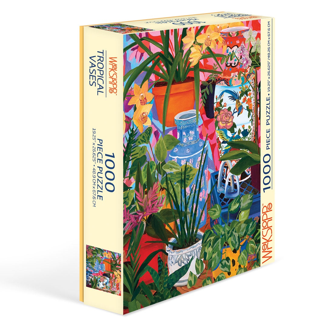 1000pc Puzzle - Tropical Vases