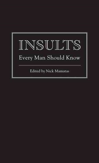 Insults Every Man Should Know