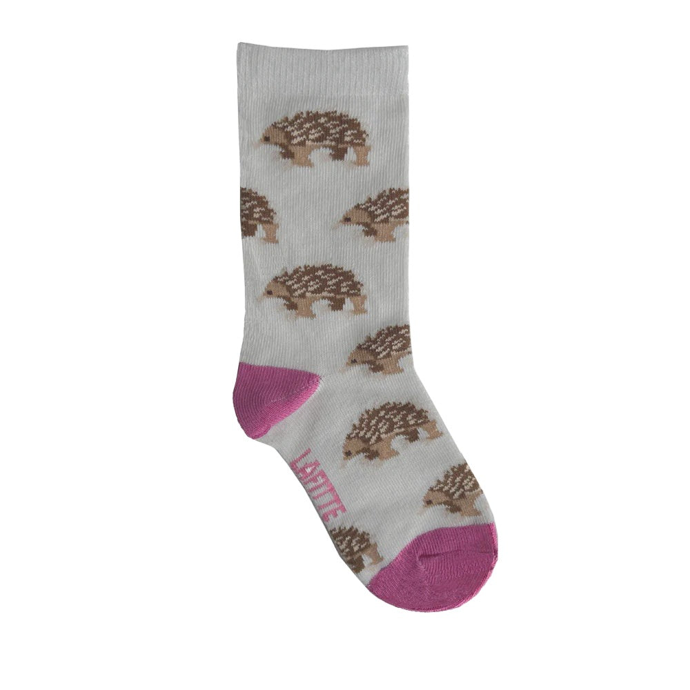 LAFITTE Kids Socks - Echidna - Off-White (3-5 Years)