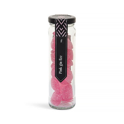 Pink Gin Fizz Rock Candy Jar 100g