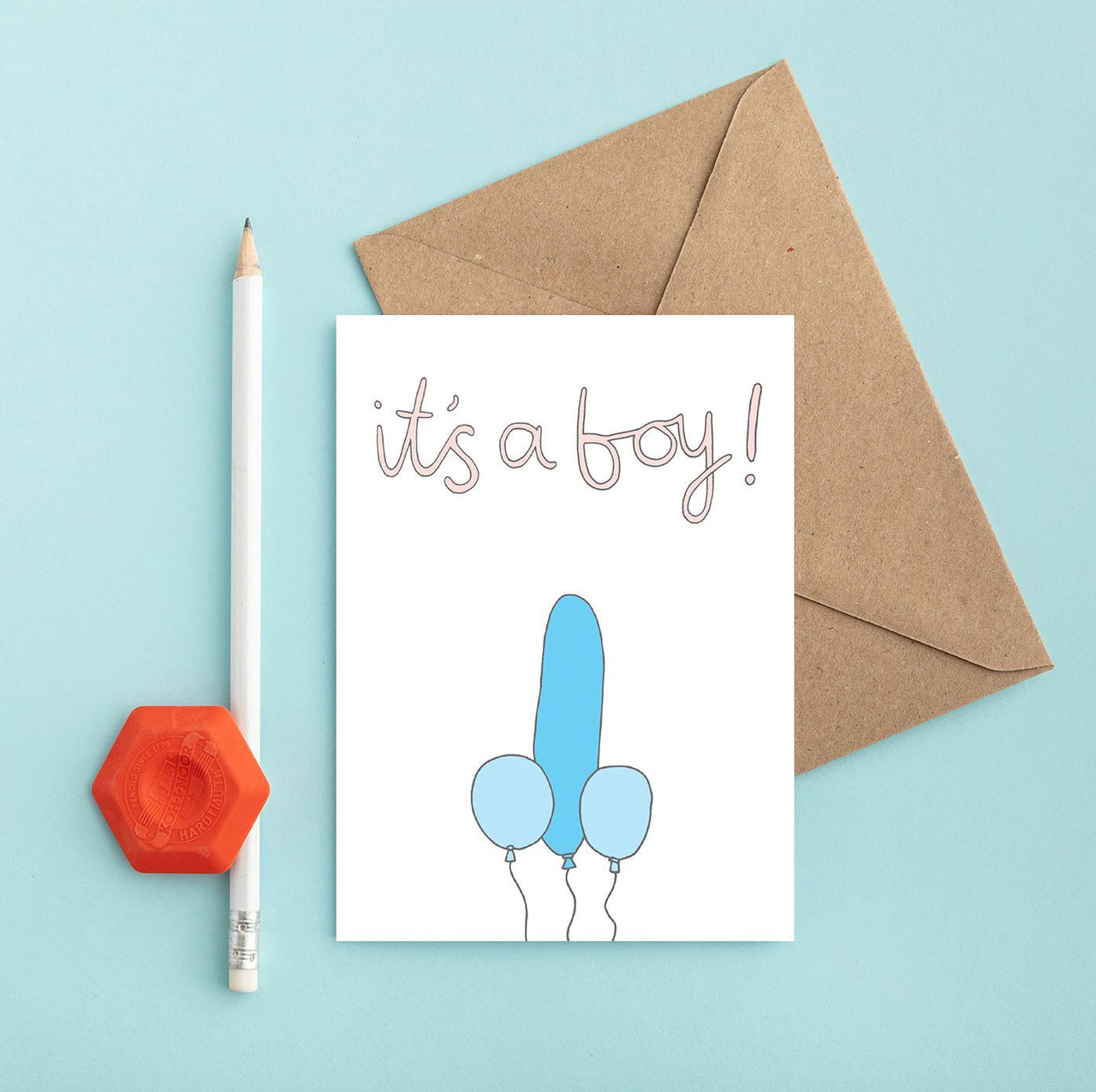 It's A Boy Card