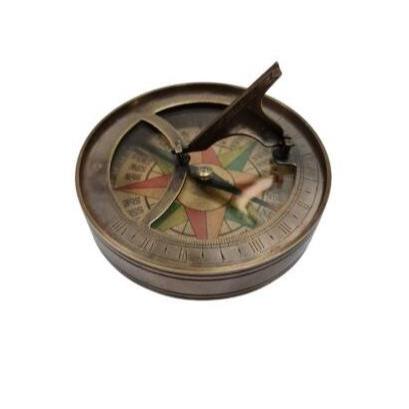 Bronze Sundial Compass